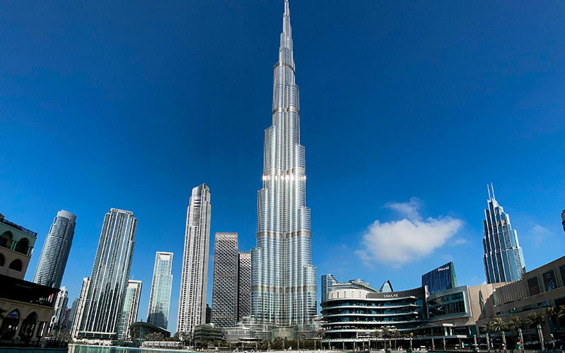 Burj Khalifa in Dubai