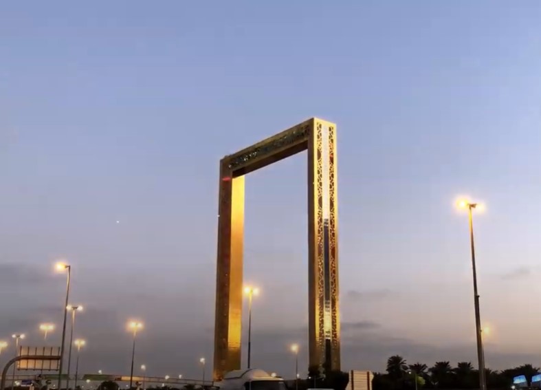 Evening at Dubai Frame