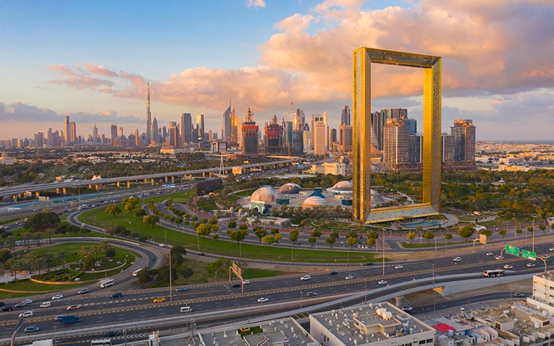 Dubai Frame Directions