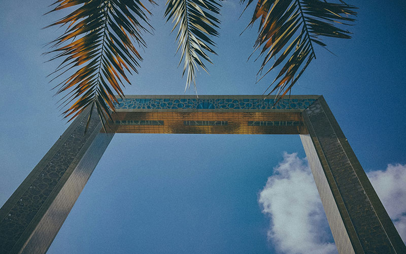 Dubai Frame Outline