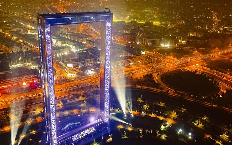 Dubai Frame largest frame of the world 